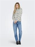ONLKIMA LS LIFE STRIPE O-NECK CC KNT icy morn