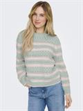 ONLKIMA LS LIFE STRIPE O-NECK CC KNT icy morn