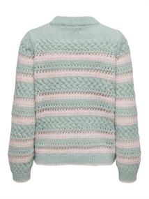 ONLKIMA LS LIFE STRIPE O-NECK CC KNT icy morn