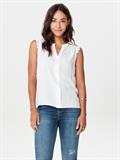 ONLKIMMI S/L TOP WVN NOOS white