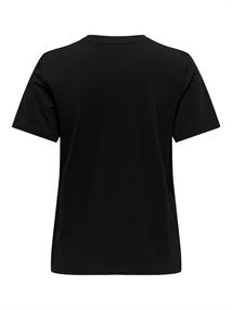 ONLKITA LIFE REG S/S SMILE TOP CS JRS black1