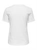 ONLKITA LIFE REG S/S SMILE TOP CS JRS bright white