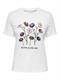 ONLKITA LIFE REG S/S SMILE TOP CS JRS bright white