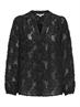 ONLKORSA LS JAQUARD SHIRT WVN black