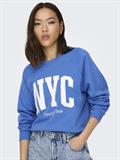 ONLLANEY L/S NEW YORK O-NECK BOX SWT super sonic