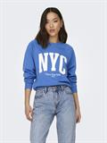 ONLLANEY L/S NEW YORK O-NECK BOX SWT super sonic