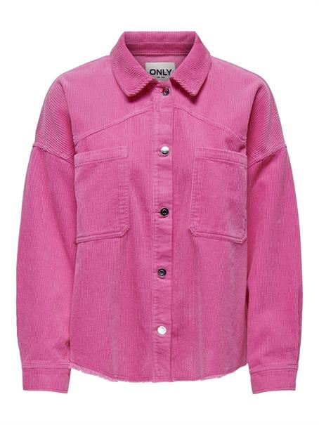 ONLLATY-BITTEN L/S CORD SHACKET PNT strawberry moon