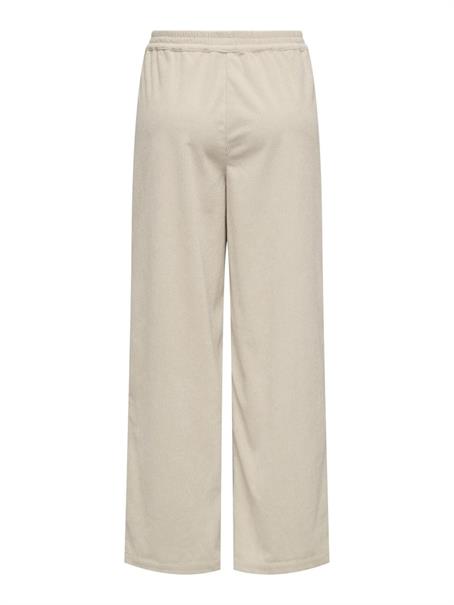 ONLLAVENDER MW CORD PULL-UP PANT CC PNT blanc de blanc