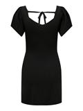 ONLLEELO S/S V-NECK DRESS KNT NOOS black