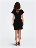 ONLLEELO S/S V-NECK DRESS KNT NOOS black