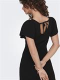 ONLLEELO S/S V-NECK DRESS KNT NOOS black