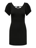 ONLLEELO S/S V-NECK DRESS KNT NOOS black