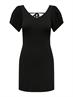 ONLLEELO S/S V-NECK DRESS KNT NOOS black