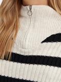 ONLLEISE FREYA LS ZIP HIGH NECK KNT NOOS birch1