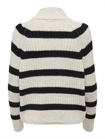 ONLLEISE FREYA LS ZIP HIGH NECK KNT NOOS birch1