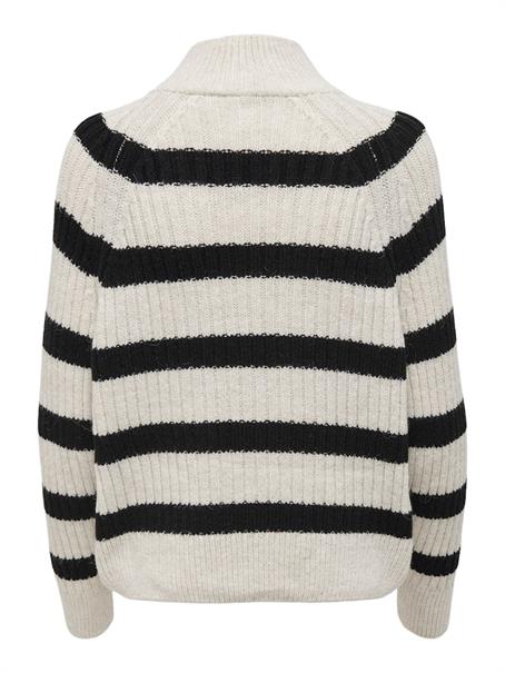 ONLLEISE FREYA LS ZIP HIGH NECK KNT NOOS birch1