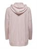 ONLLELY L/S LOOSE HOOD PULLOVER KNT sepia rose