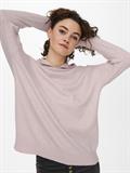ONLLELY L/S LOOSE HOOD PULLOVER KNT sepia rose