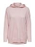 ONLLELY L/S LOOSE HOOD PULLOVER KNT sepia rose