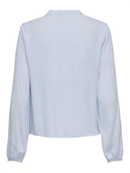 ONLLENNYO LS EMBROID V-NECK TOP NOOS WVN kentucky blue