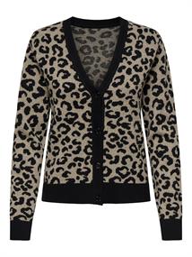 ONLLEO LS V-NECK CARDIGAN KNT NOOS black