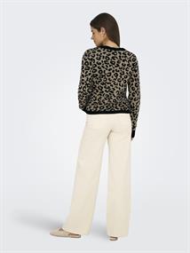 ONLLEO LS V-NECK CARDIGAN KNT NOOS black