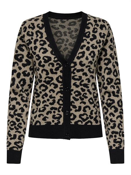 ONLLEO LS V-NECK CARDIGAN KNT NOOS black