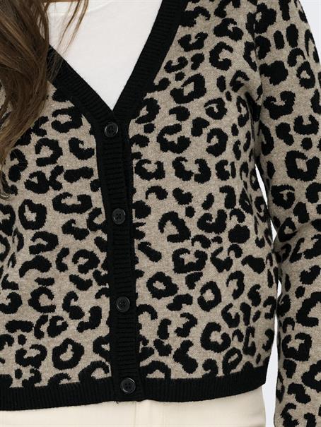 ONLLEO LS V-NECK CARDIGAN KNT NOOS black