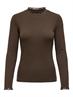ONLLESLIE L/S LACE MIX TOP JRS NOOS chocolate martini