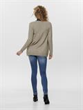 ONLLESLY L/S OPEN CARDIGAN KNT NOOS beige