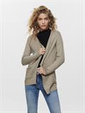 ONLLESLY L/S OPEN CARDIGAN KNT NOOS beige