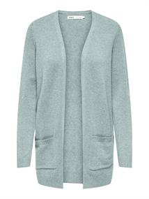 ONLLESLY L/S OPEN CARDIGAN KNT NOOS gray mist