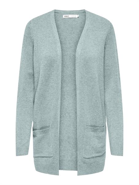 ONLLESLY L/S OPEN CARDIGAN KNT NOOS gray mist