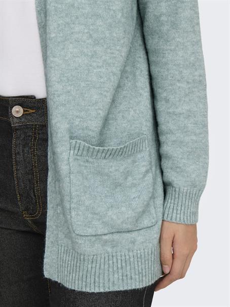 ONLLESLY L/S OPEN CARDIGAN KNT NOOS gray mist