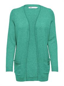 ONLLESLY L/S OPEN CARDIGAN KNT NOOS marine green