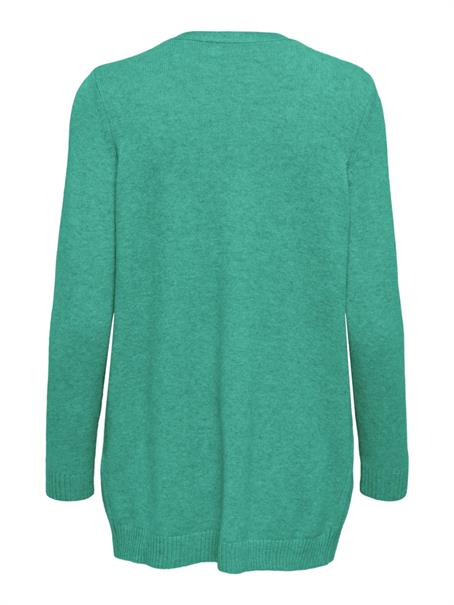 ONLLESLY L/S OPEN CARDIGAN KNT NOOS marine green