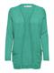 ONLLESLY L/S OPEN CARDIGAN KNT NOOS marine green