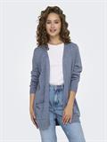 ONLLESLY L/S OPEN CARDIGAN KNT NOOS vintage indigo