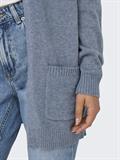 ONLLESLY L/S OPEN CARDIGAN KNT NOOS vintage indigo