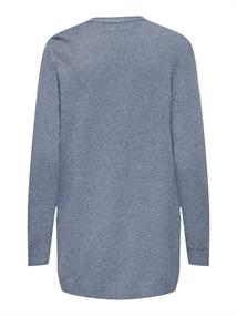 ONLLESLY L/S OPEN CARDIGAN KNT NOOS vintage indigo