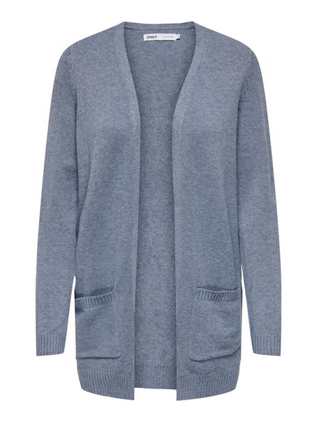 ONLLESLY L/S OPEN CARDIGAN KNT NOOS vintage indigo