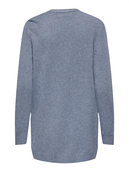 ONLLESLY L/S OPEN CARDIGAN KNT NOOS vintage indigo