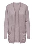 ONLLESLY L/S OPEN CARDIGAN KNT NOOS violet ice
