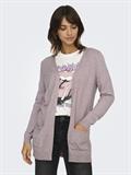 ONLLESLY L/S OPEN CARDIGAN KNT NOOS violet ice