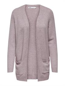 ONLLESLY L/S OPEN CARDIGAN KNT NOOS violet ice