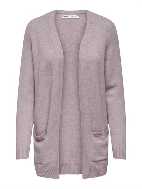 ONLLESLY L/S OPEN CARDIGAN KNT NOOS violet ice