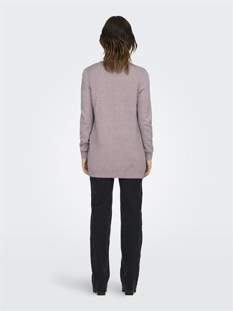 ONLLESLY L/S OPEN CARDIGAN KNT NOOS violet ice