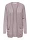 ONLLESLY L/S OPEN CARDIGAN KNT NOOS violet ice