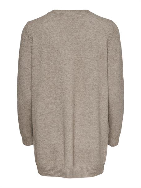 ONLLESLY LIFE L/S OPEN CARDIGAN KNT NOOS beige