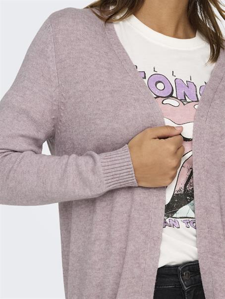 ONLLESLY LIFE L/S OPEN CARDIGAN KNT NOOS violet ice